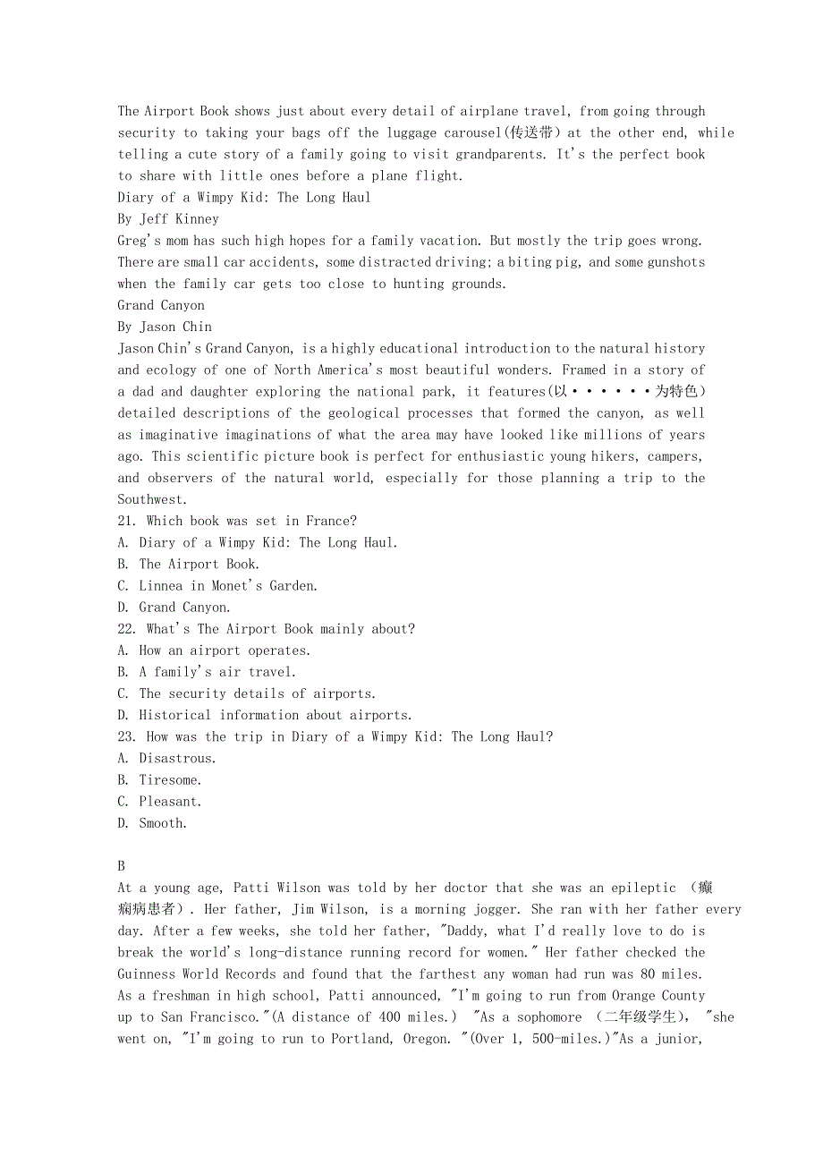 宁夏六盘山高级中学2019_2020学年高二英语下学期期中试题.doc_第3页