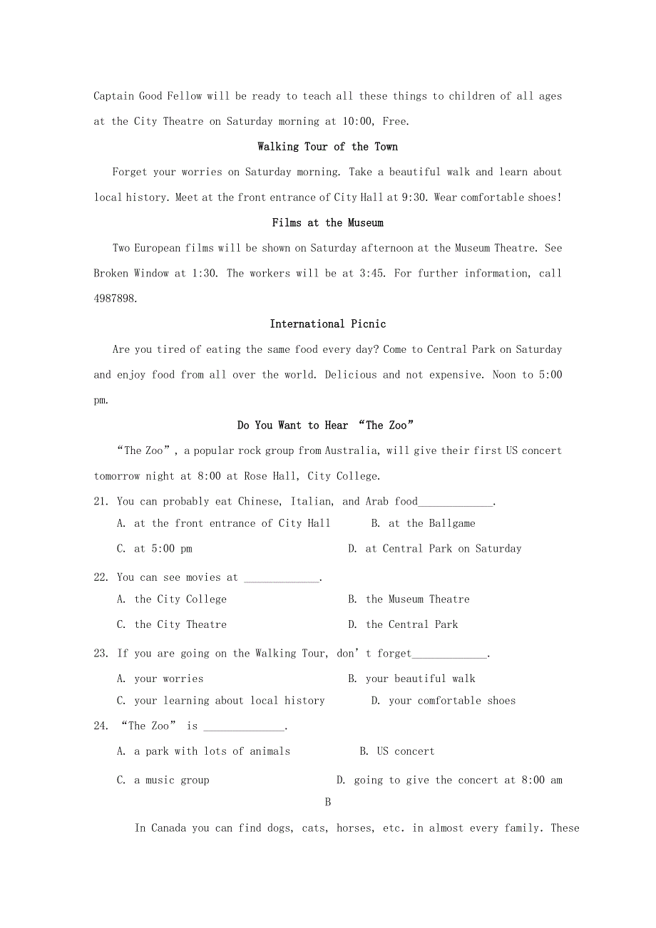 宁夏大学附属中学2020_2021学年高一英语上学期期中试题202103090129.doc_第3页