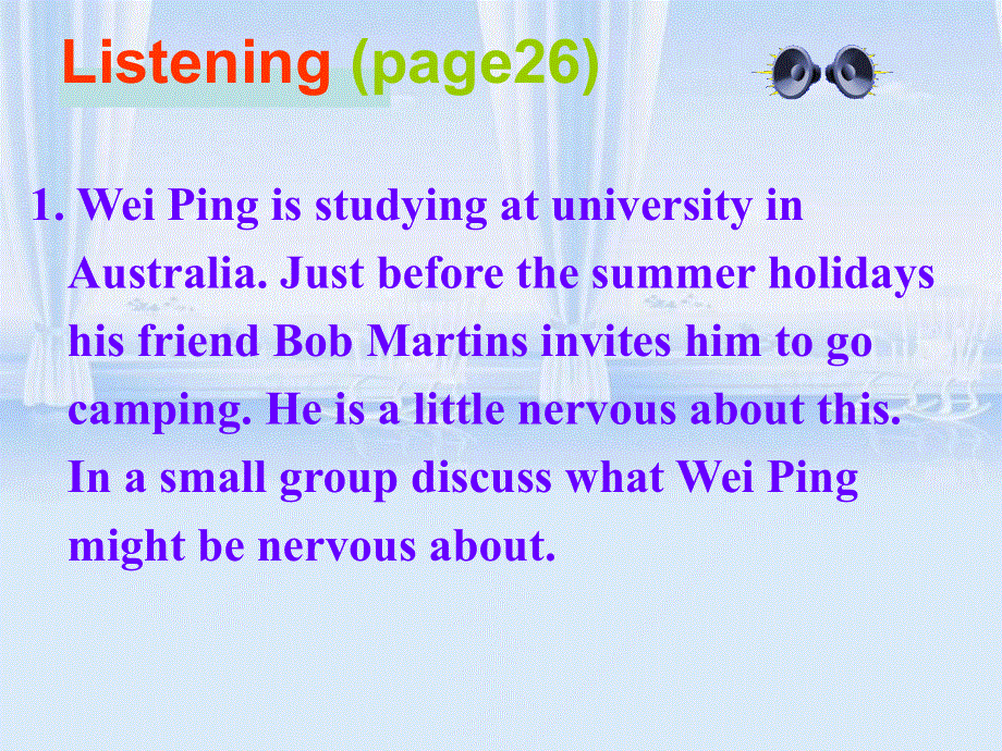 英语：UNIT3 INTEGRATING SKILLS课件（新人教版选修9）.ppt_第3页