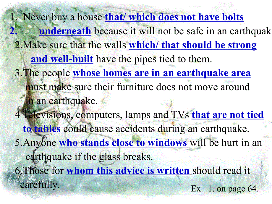 英语：UNIT4 LISTENING,READING II AND TALKING课件（新人教版必修1）.ppt_第3页