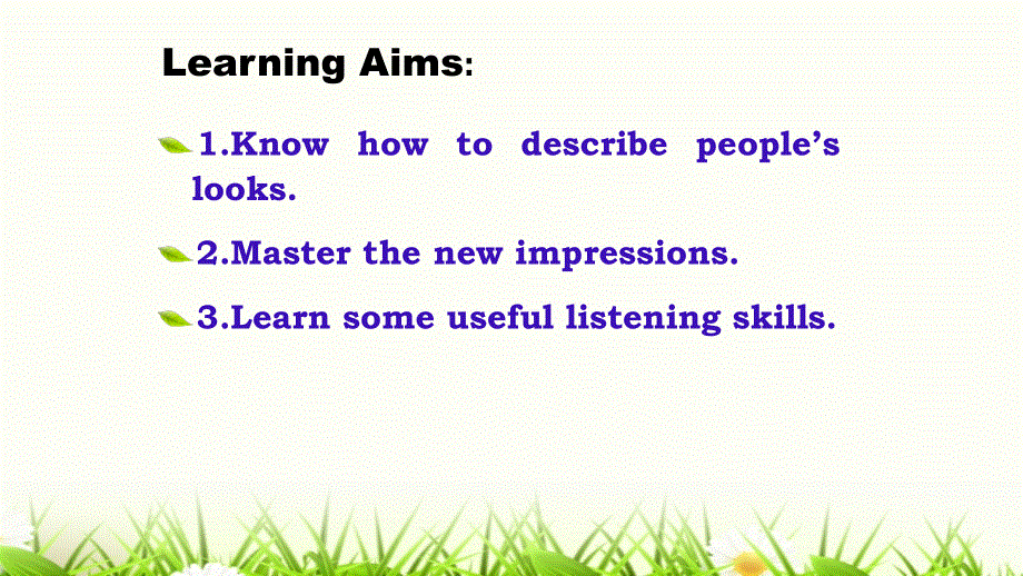 鲁教版七年级英语上 Unit1 What does he look like Section B1a--1d教学课件共20张PPT.ppt_第3页