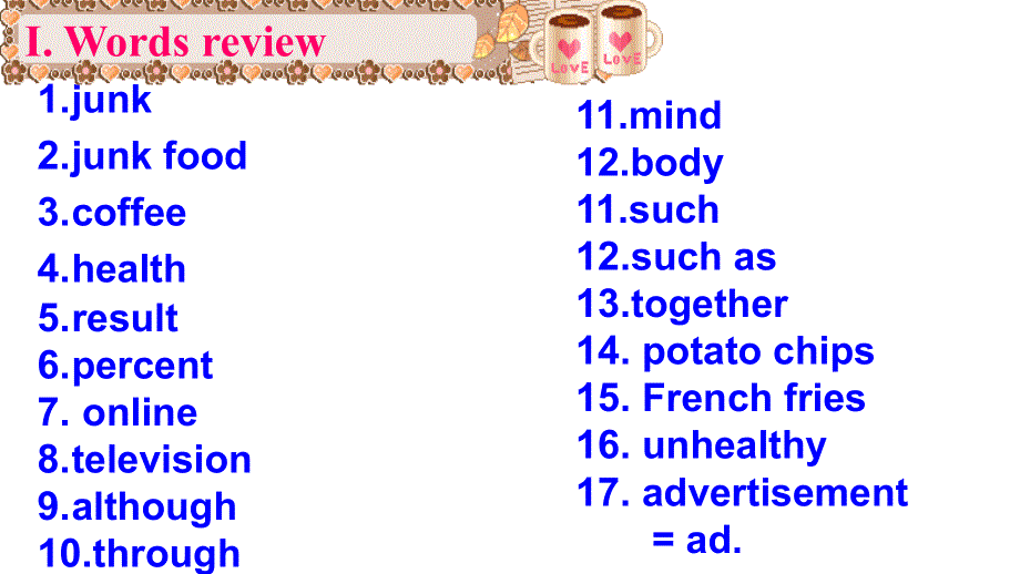 鲁教版七年级英语上 Unit 6 How often do you exereise Section B（1a-2b) period 3 教学课件共47张PPT.ppt_第3页